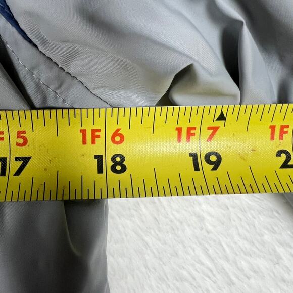 Columbia Youth Rain Jacket Windbreaker Size YXL 18/20 Navy Blue Gray Colorblock - Picture 5 of 8